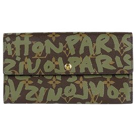 Cartera larga Louis Vuitton Monogram Graffiti