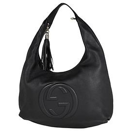Borsa a tracolla in pelle con frange Gucci Soho