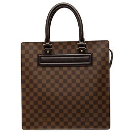 Louis Vuitton Brown Damier Ebene Venice Sac Plat GM