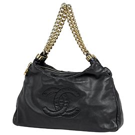 Borsa Tote Chanel in pelle nera