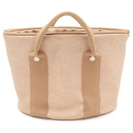 Hermès Borsa Hermes Beige Toile H Laundry Bag