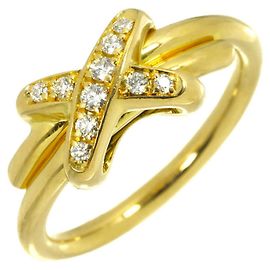 Anello Chaumet Jeux de Liens in oro giallo 18K con diamanti