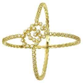 Anello Gucci GG Running #15 in oro giallo