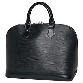 Borsa Louis Vuitton Alma in pelle Epi nera