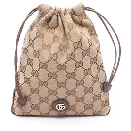 Gucci Minuet GG Canvas Beuteltasche