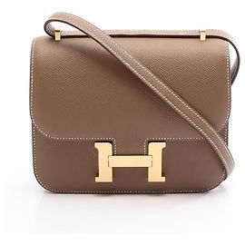 Hermès Hermes Constance 3 Mini Etoupe Schultertasche