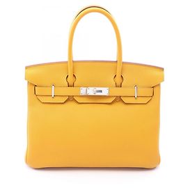 Hermès Hermes Birkin 30 Jaune Ambre Handtasche