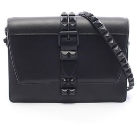 Bolsa de Ombro Prada City Calf + Safe Electra Studded