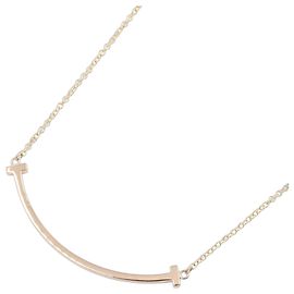 Autre Marque Collana Tiffany & Co. T Smile Small in oro rosa 18K