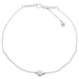 Autre Marque Bracelet Tiffany & Co. By The Yard en aigue-marine et diamants