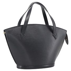 LOUIS VUITTON Epi Saint Jacques Hand Bag Black M52272 LV