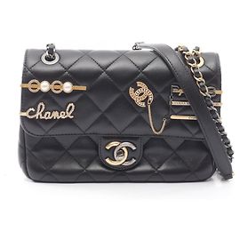 Borsa a tracolla Chanel Matelassé in pelle di agnello