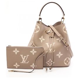 Borsa a tracolla Louis Vuitton NeoNoe MM Bicolor Monogram Empreinte
