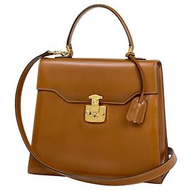 Borsa a mano in pelle 2-Way Gucci Lady Lock