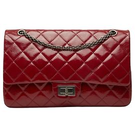 Borsa a tracolla Chanel Matelassé Double Flap Vintage con catena