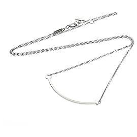 Pendente Tiffany & Co. T Smile Oro Bianco 18K Small