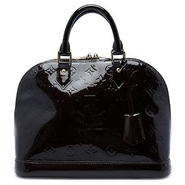 Borsa Louis Vuitton Monogram Vernis Alma PM Purple