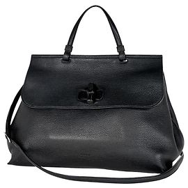 Borsa a mano in pelle 2-Way Gucci Bamboo Daily