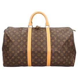 Louis Vuitton Keepall 50 Monogram Boston Bag