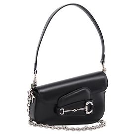 Gucci Horsebit 1955 Asymmetric Leather Mini