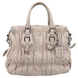Prada Gaufre Convertible Nappa Leather Medium