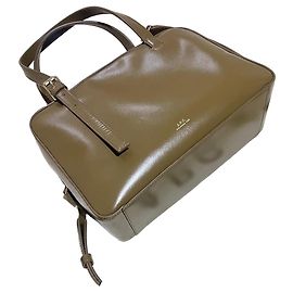 Apc A.P.C. Bolso de hombro de cuero marrón