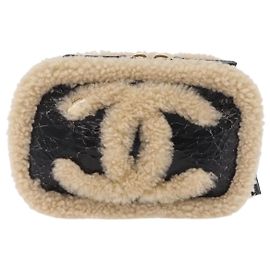 Chanel CC Mania Waist Shearling and Shiny Crumpled Sheepskin Small