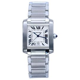 Cartier Tank Française Grand Modèle Automatique – Rif. 2302 – Ottime Condizioni – Revisionato Cartier