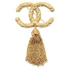 Spilla a nappe Lava Chanel CC Placcata Oro