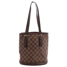 Louis Vuitton Malle Damier Ebene Shoulder Bag in Brown N42240