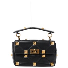 Borsa 2Way in pelle Roman Studs Valentino Garavani in nero