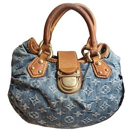 Louis Vuitton Pleaty Denim Blu