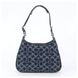 Borsa a tracolla e tote Coach Denim Signature