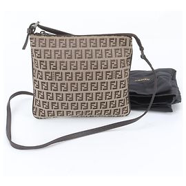 Borsa a spalla e crossbody Fendi Zucchino in pelle