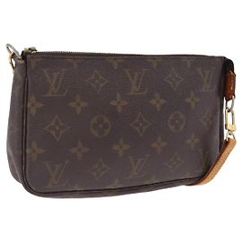LOUIS VUITTON Monogram Pochette Accessoires Pouch M51980 LV