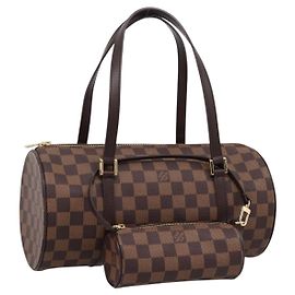 LOUIS VUITTON Damier Ebene Papillon 30 Hand Bag N51303 LV