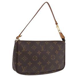 LOUIS VUITTON Monogram Pochette Accessoires Pouch M51980 LV