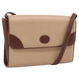 Sac à main GUCCI en cuir beige or