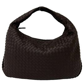 Borsa a mano/Borsa a tracolla Bottega Veneta in pelle Intrecciato marrone