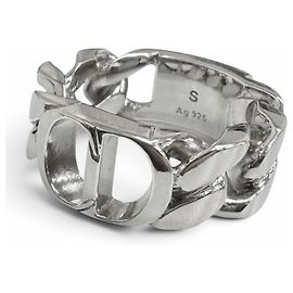 Anello a Fascia Argento Dior Homme R0977HOMST