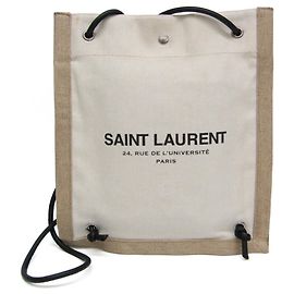 Autre Marque Borsa a tracolla Saint Laurent in tela e pelle