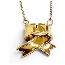 Autre Marque Collana Tiffany Vintage con motivo a nastro e croce