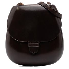 Lemaire Cartridge Crossbody aus braunem Leder