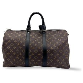 Louis Vuitton Keepall Bandouliere Macassar Monogram Canvas 45