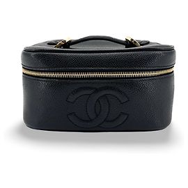 Necessaire Chanel Vintage Timeless Caviar Large
