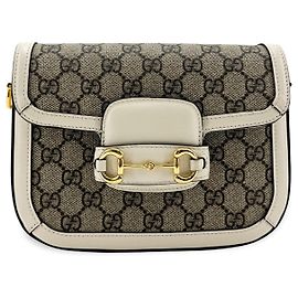 Gucci Horsebit 1955 GG Coated Canvas with Leather Mini