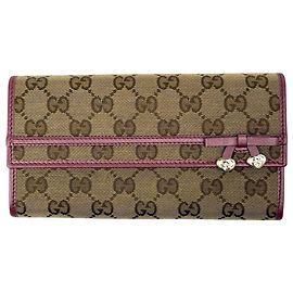Gucci GUCCI Portafoglio Lungo Pattern GG Bi-fold