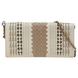 Cartera larga con cadena Intrecciato Bottega Veneta