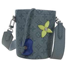 LOUIS VUITTON Taurillon Monogram Climbing Chalk Nano Bag Gray M81572 LN075SAM
