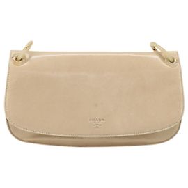 Prada Resin Chain Ruffle Flap Leather Medium